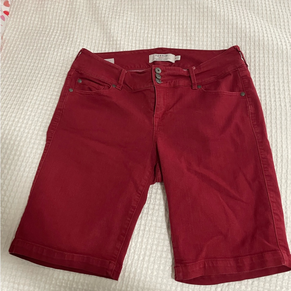 Torrid Denim Vibrant Red Pants